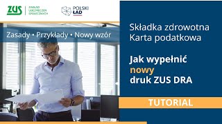 Karta podatkowa a składka zdrowotna  tutorial Polski Ład [upl. by Amaris]