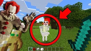 Do NOT SUMMON Pennywise the Clown in Minecraft Pocket Edition at 300 AM Pennywise in Minecraft [upl. by Rehpatsirhc]