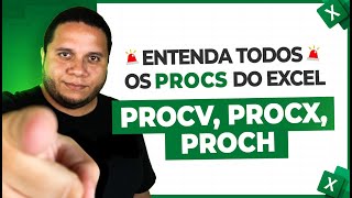 Todos os PROCs do Excel  PROCV PROCX PROCH e PROC [upl. by Laban]