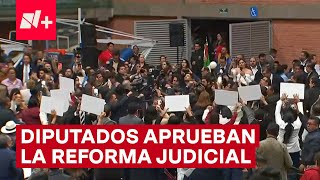 Así se aprobó la Reforma Judicial en la Cámara de Diputados  N [upl. by Foulk]