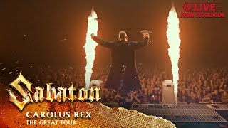 SABATON  Carolus Rex Live  The Great Tour  Stockholm [upl. by Miko]