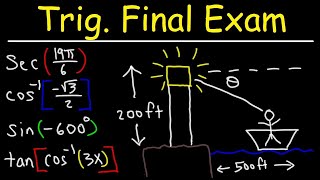 Trigonometry Final Exam Review [upl. by Acemahs]