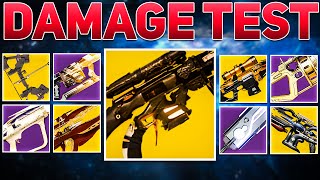 What is the BEST DPS for Salvations Edge Damage Testing  Destiny 2 The Final Shape [upl. by Vona225]