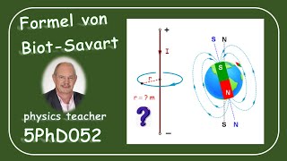 Physik 5PhD052 Die Formel von Biot Savart [upl. by Vail]