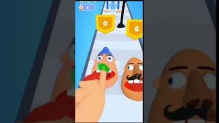 Finger Runner 3D Game  Finger in the Nose Shorts Viralvideo funny trending gaming [upl. by Bonnibelle]