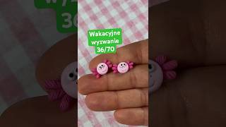 3670 🩷🤍 co powiecie na takie urocze stworzonka Różowe axolotle kolczyki sztyfty ☺️ [upl. by Anirak866]