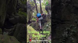 Trekkking Hoong Thoong Cave  Phong Nha National park [upl. by Esmerolda]