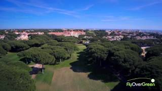 Oceanico Vilamoura  Old Course  drone aerial video  Old Course  Hole13 [upl. by Nannette]