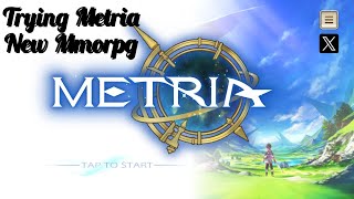 Metria  Gameplay  Global Version  Asobimo New Mmmorpg [upl. by Esinad]