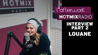 Louane en interview sur Hotmixradio Part 2 [upl. by Yenruogis]