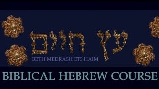 90 Biblical Hebrew Course and Grammar Lessons The accusative case exercise and vocabulary [upl. by Leur]