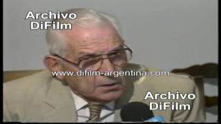 General Reynaldo Bignone  Alzamiento Militar Carapintada  DiFilm 1990 [upl. by Alten912]