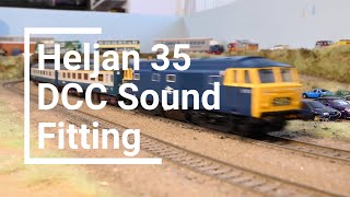 Heljan New Class 35 DCC Sound Fitting Guide 21 Pin Model [upl. by Berners]