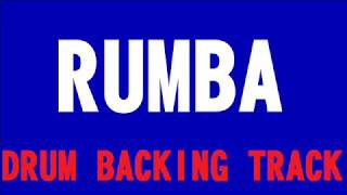 RUMBA BACKING DRUM TRACK 200 BPM [upl. by Cosimo]