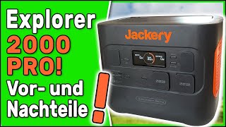 TEST JACKERY Explorer 2000 PRO 🔋 Vor und Nachteile dieser Powerstation  Solargenerator  2022 [upl. by Annirok151]