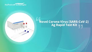 How to use Bioperfectus Novel Corona Virus（SARSCoV2）Antigen Rapid Test Kit [upl. by Muller]