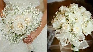 How to Arrange A Bridal Bouquet  DIY wedding bouquet  fresh flower bouquet for wedding [upl. by Salangia]