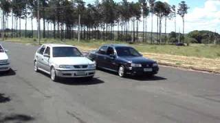 Vectra Gsi 20 16v Vs Gol 10 16V Turbo [upl. by Nirrac]