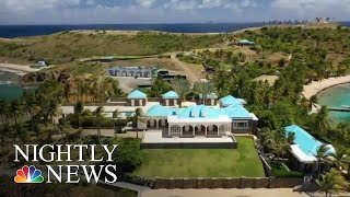 Jeffrey Epstein’s Life On His Private Caribbean Islands  NBC Nightly News [upl. by Cardwell]