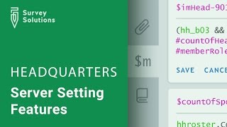 Server Setting Features [upl. by Foy]