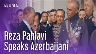 Reza Shah Pahlavi Speaks Azerbaijani 1934 Turkey [upl. by Eelibuj]