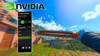 La MEJOR CONFIGURACION de FILTROS NVIDIA para WARZONE 🌞 [upl. by Thetes28]