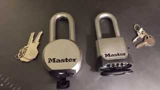 52 Master quotMagnumquot Padlocks Picked and Bypassed [upl. by Lotsirb]