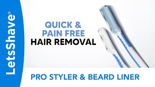 LetsShave PRO STYLER  BEARD LINER  BeardShaping Razor [upl. by Lynnelle]