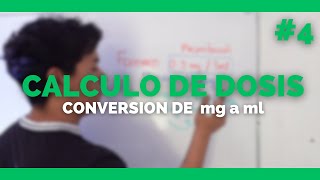 ✅CALCULO DE DOSIS EN ENFERMERIA  Miligramos a mililitros  MUY FACIL [upl. by Epp]