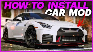 How To Install Car Mods in GTA V  GTA 5 2023 EASY METHOD ADDON Car Mod WITH CARSH FIX FILE [upl. by Gavan376]