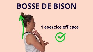 Comment enlever la bosse de bison  1 exercice à faire nimporte où [upl. by Nicoline]