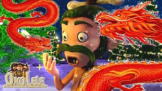 Oko Lele 🎄 Dragon Power 🐲🐉 Lunar New Year сollection ⭐ Episodes in a row  CGI animated short [upl. by Gerrilee900]