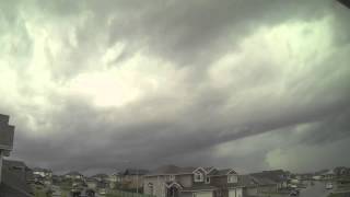 Stunning storm clouds blast through Sherwood Park  June 12 [upl. by Sieber]