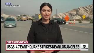 FUERTE SISMO EN LOS ANGELES CALIFORNIA ÚLTIMA HORA [upl. by Inuat]