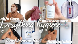 HYGIENE TIPS THAT SAVED MY LIFE🫧  SMELL GOOD  SKIN CARE  SHOWER DARK UNDER ARMS  HAIR LINE [upl. by Leagiba435]