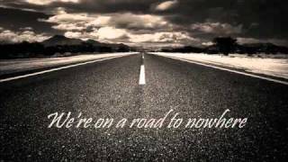 Talking Heads Road To Nowhere Lyrics [upl. by Juakn]