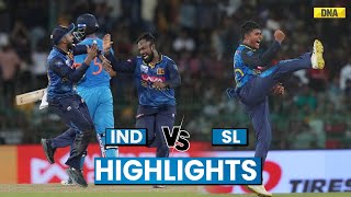 IND Vs SL Highlights 2nd ODI Rohit Sharma Fifty In Vain Sri Lanka Beat India By 32 Runs I Cricket [upl. by Alanah]