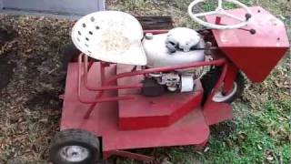 60s Swisher Ride King Mower [upl. by Aihsele455]