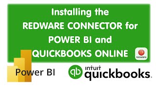 Power BI Connector for QuickBooks Online Installation Video  2022 [upl. by Garlanda]