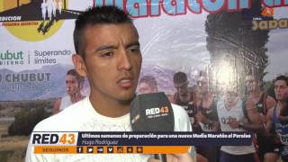 Los atletas se preparan para la media maratón al paraíso  Hugo Rodriguez [upl. by Lebezej708]