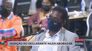 NAZIR ABOOBACAR MOSTRA QUE QUEM ESTAVA A SABOTAR O PROJECTO ERA O PROPRIO CARLOS DO ROSARIO [upl. by Clayborne728]