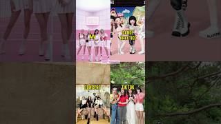 BLACKPINK ICE CREAM🍦MV vs DANCE PRACTICE vs CONCERT vs TIKTOK jennie jisoo lisa rosé shorts [upl. by Ymme]