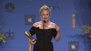 Patricia Arquette  2019 Golden Globes  Full Backstage Interview [upl. by Guenna]