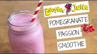 6 ingredient Pomegranate Passion Smoothie  SweetTreats [upl. by Limemann]