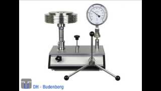 DHBudenberg CPB5800 Deadweight Tester Overview  How Dual Piston Technology Works [upl. by Mcgruter]