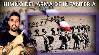 ESPAÑOL REACCIONA  HIMNO DEL ARMA DE INFANTERÍA  EJERCITO CHILENOchile reaccion ejercitodechile [upl. by Lanni]