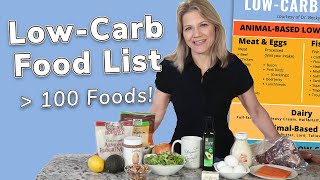 What Can You Eat on a Low Carb Diet Full Food List [upl. by Norene237]