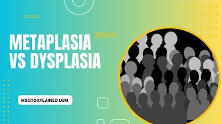 Metaplasia vs Dysplasia [upl. by Demb300]