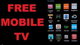 Free Mobile Apps to Watch FREE Cable Mobile TV and Movies [upl. by Humfried]