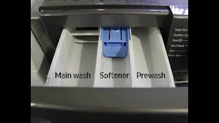 How to use Detergent Dispenser for Samsung Washing Machine [upl. by Boeschen85]